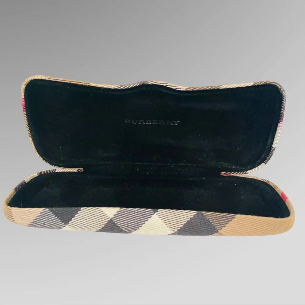 BURBERRY NOVA CHECK FABRIC EYEGLASS CASE